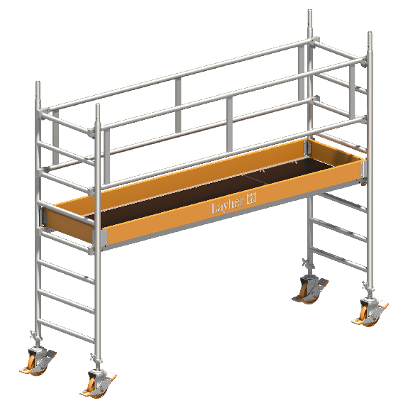 Layher Rollgerüst Uni Standard 3,20m AH (DIN EN 1004:2004) Layher Rollgerüst Uni Standard 3,20m AH (DIN EN 1004:2004)-Beschreibung lesen