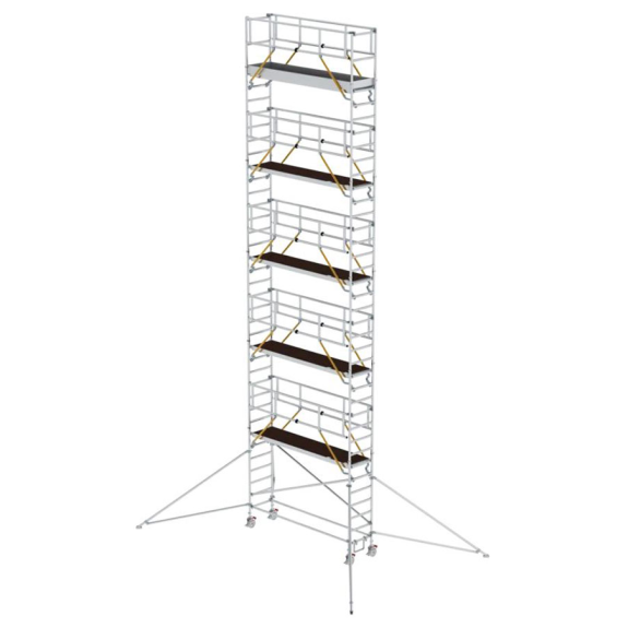 MUNK Rollgerüst SG mit Ausleger 0,75x3,00m Plattform 12,35m AH-Beschreibung lesen