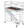 MUNK Rollgerüst mit Schrägaufstiegen 1,35x2,45m Plattform, 4,35m AH MUNK Rollgerüst mit Schrägaufstiegen 1,35x2,45m Plattform, 4,35m AH