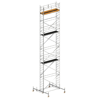 Layher Rollgerüst Uni Standard 13,38m AH (DIN EN 1004:2004)-Beschreibung lesen