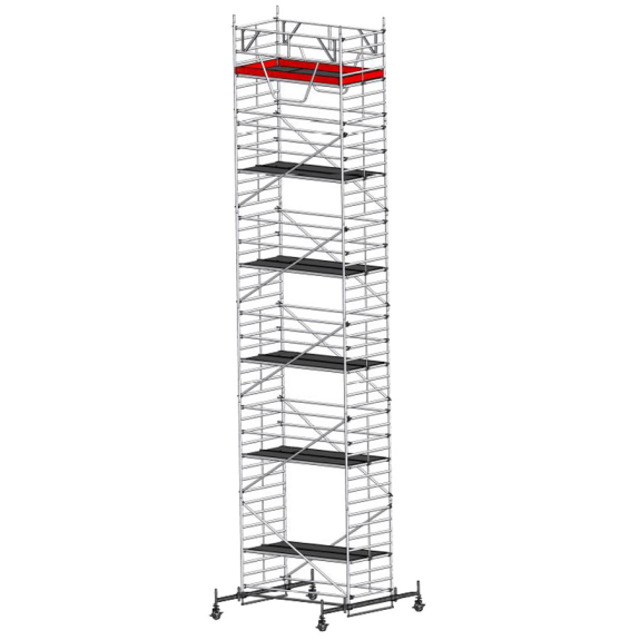 Échafaudage Euroline 9514 avec structure de sécurité 1,50x2,85m poutre mobile 13,50m AH-Leer más