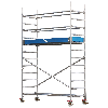 Iller Fahrgerüst 2,20x0,75m und 200mm Rollen spindelbar 4,40m AH