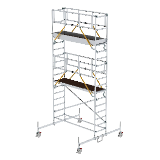 MUNK Rollgerüst SG 0,75x2,45m Plattform 6,66m AH-Beschreibung lesen