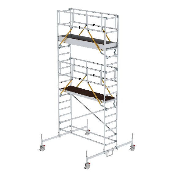 MUNK Rollgerüst SG 0,75x2,45m Plattform 6,66m AH-Beschreibung lesen