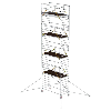 MUNK Rollgerüst SG mit Doppelplattform 1,35x3,00m und Ausleger 11,51m AH MUNK Rollgerüst SG mit Doppelplattform 1,35x3,00m und Ausleger 11,51m AH