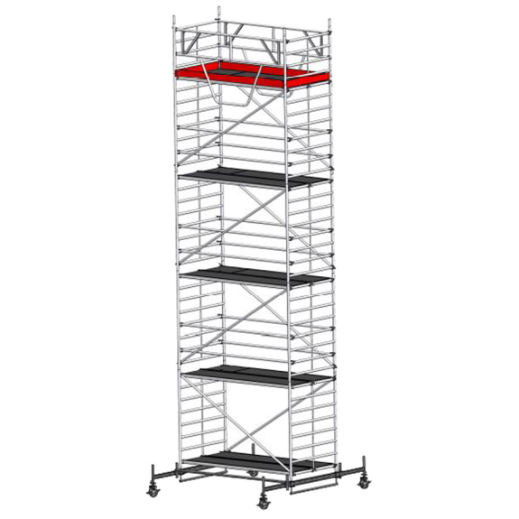 Échafaudage Euroline 9514 avec structure de sécurité 1,50x2,85m poutre mobile 10,50m AH-Leer más