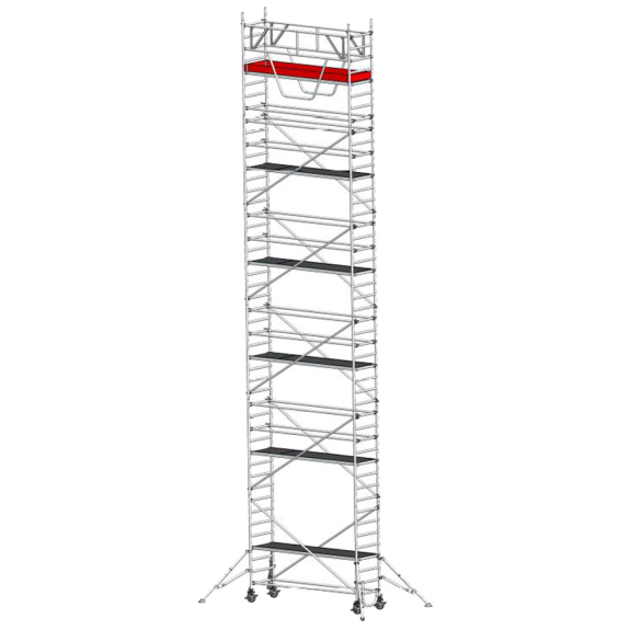 Échafaudage Euroline 9516 avec structure de sécurité et stabilisateurs 13,35 m AH-Leer más
