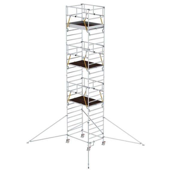 Roll Frame SG avec double plate-forme 1,35x1,80 m et excavateur 9,55m Ah-Leer más