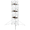 MUNK Rollgerüst SG mit Doppelplattform 1,35x1,80m und Ausleger 9,55m AH MUNK Rollgerüst SG mit Doppelplattform 1,35x1,80m und Ausleger 9,55m AH