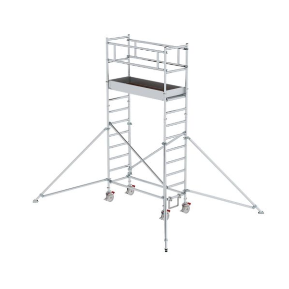 MUNK Aluminium-Rollgerüst mit Ausleger 1,80x0,75m Plattform 5,07m AH MUNK Aluminium-Rollgerüst mit Ausleger 1,80x0,75m Plattform 5,07m AH-Beschreibung lesen