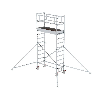 MUNK Aluminium-Rollgerüst mit Ausleger 1,80x0,75m Plattform 5,07m AH MUNK Aluminium-Rollgerüst mit Ausleger 1,80x0,75m Plattform 5,07m AH