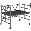 Zarges Kleingerüst CompactMaster 2T doppelte Plattformbreite 2,95m AH (DIN EN 1004:2004) Zarges Kleingerüst CompactMaster 2T doppelte Plattformbreite 2,95m AH (DIN EN 1004:2004)