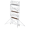 MUNK Aluminium-Rollgerüst mit Ausleger 3,00x0,75m Plattform 8,43m AH MUNK Aluminium-Rollgerüst mit Ausleger 3,00x0,75m Plattform 8,43m AH