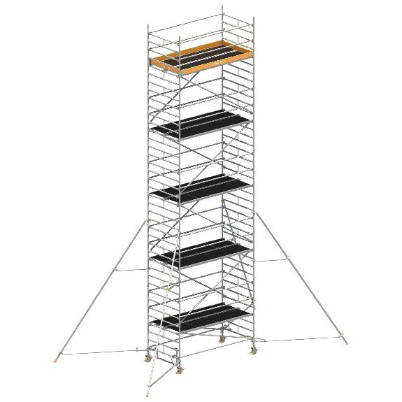 Roll Frame Uni Wide P2 avec des ciseaux 5m, 11,20m ah-Leer más
