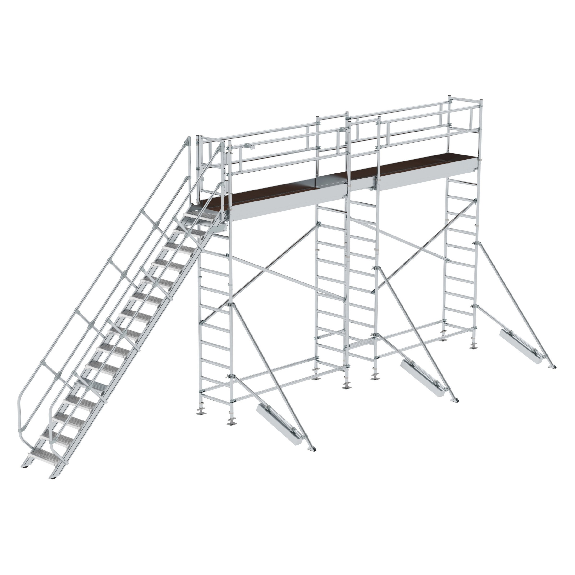 Échafaudage de dégivrage MUNK de conception modulaire, stationnaire-Leer más