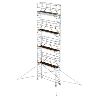 MUNK Rollgerüst SG mit Ausleger 0,75x3,00m Plattform 10,39m AH-Beschreibung lesen