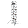 MUNK Rollgerüst mit Schrägaufstiegen 1,35x1,80m Plattform, 10,35m AH MUNK Rollgerüst mit Schrägaufstiegen 1,35x1,80m Plattform, 10,35m AH