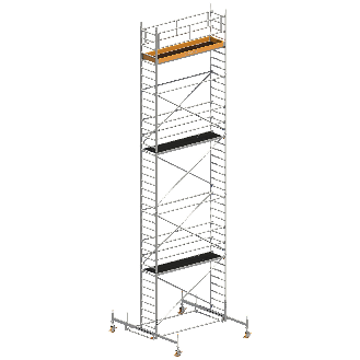 Layher Rollgerüst Uni Standard 11,38m AH (DIN EN 1004:2004)-Beschreibung lesen