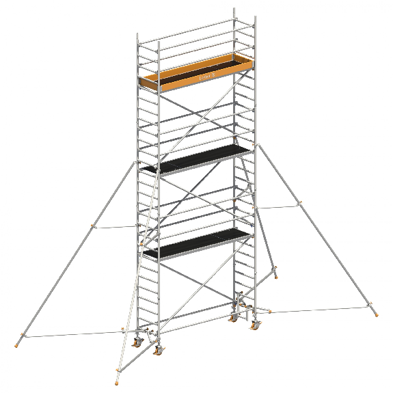 Layher Rollgerüst Uni Standard P2 mit Gerüststützen 5m, 8,20m AH Layher Rollgerüst Uni Standard P2 mit Gerüststützen 5m, 8,20m AH-Beschreibung lesen