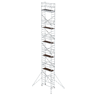 MUNK Klappgerüst 0,75x1,80m Plattform, 12,80m Arbeitshöhe-Beschreibung lesen