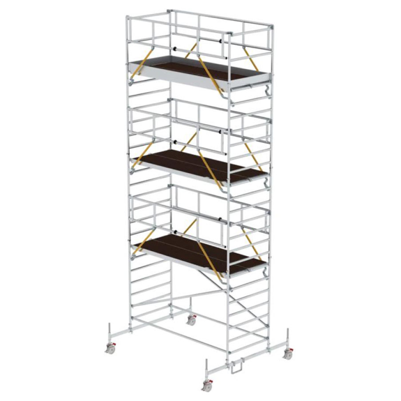 MUNK Rollgerüst SG mit Doppelplattform 1,35x3,00m Plattform 8,62m AH MUNK Rollgerüst SG mit Doppelplattform 1,35x3,00m Plattform 8,62m AH-Beschreibung lesen