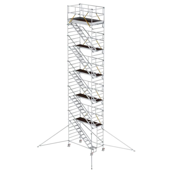 MUNK Rollgerüst SG mit Schrägaufstiegen 1,35x2,45m und Ausleger 12,35m AH MUNK Rollgerüst SG mit Schrägaufstiegen 1,35x2,45m und Ausleger 12,35m AH-Beschreibung lesen