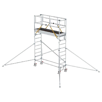 MUNK Rollgerüst SG mit Ausleger 0,75x2,45m Plattform 5,07m AH-Beschreibung lesen