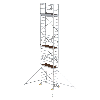 MUNK Aluminium-Rollgerüst mit Ausleger 1,80x0,75m Plattform 9,55m AH MUNK Aluminium-Rollgerüst mit Ausleger 1,80x0,75m Plattform 9,55m AH