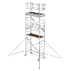 MUNK Aluminium-Rollgerüst mit Ausleger 1,80x0,75m Plattform 6,47m AH MUNK Aluminium-Rollgerüst mit Ausleger 1,80x0,75m Plattform 6,47m AH