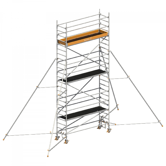 Layher Rollgerüst Uni Standard P2 mit Gerüststützen 5m, 7,20m AH Layher Rollgerüst Uni Standard P2 mit Gerüststützen 5m, 7,20m AH-Beschreibung lesen