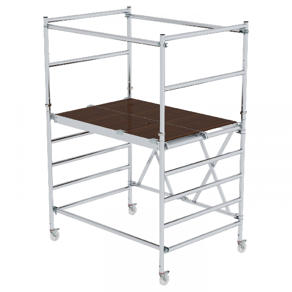 Klappgerüst mit Ausbaueinheit 135 cm Breite-Beschreibung lesen