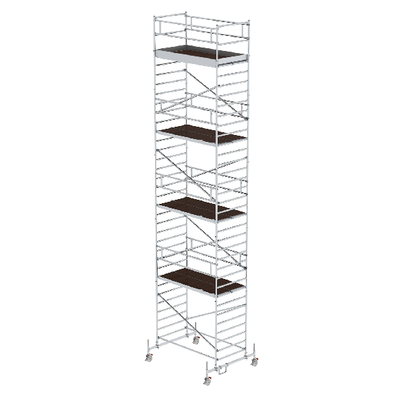 Crame de rouleau avec plate-forme à double plate-forme de 1,35x2,45 m, 11,35m Ah-Leer más