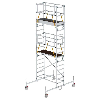 MUNK Rollgerüst SG 0,75x1,80m Plattform 6,66m AH MUNK Rollgerüst SG 0,75x1,80m Plattform 6,66m AH
