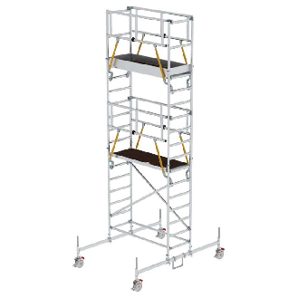 MUNK Rollgerüst SG 0,75x1,80m Plattform 6,66m AH-Beschreibung lesen