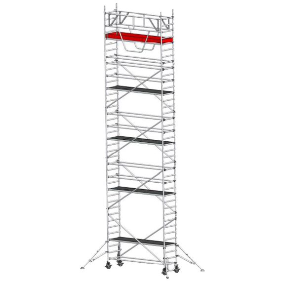 Échafaudage Euroline 9516 avec structure de sécurité et stabilisateurs 11,35 m AH-Leer más
