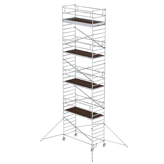 MUNK Rollgerüst mit Doppelplattform 1,35x3,00m Plattform, 11,35m AH MUNK Rollgerüst mit Doppelplattform 1,35x3,00m Plattform, 11,35m AH-Beschreibung lesen