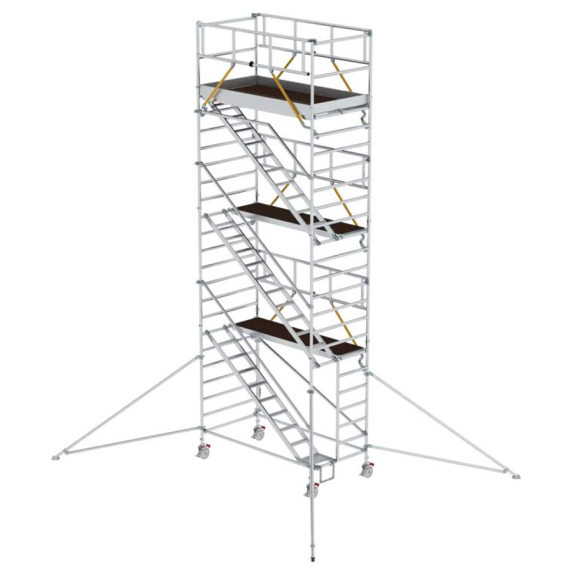 MUNK Rollgerüst SG mit Schrägaufstiegen 1,35x2,45m und Ausleger 8,43m AH MUNK Rollgerüst SG mit Schrägaufstiegen 1,35x2,45m und Ausleger 8,43m AH-Beschreibung lesen
