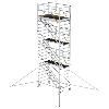 MUNK Rollgerüst SG mit Schrägaufstiegen 1,35x2,45m und Ausleger 8,43m AH MUNK Rollgerüst SG mit Schrägaufstiegen 1,35x2,45m und Ausleger 8,43m AH