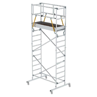 MUNK Aluminium Standard Rollgerüst SG mit 5,30m Arbeitshöhe-Beschreibung lesen