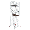 MUNK Rollgerüst mit Doppelplattform 1,35x1,80m Plattform, 7,35m AH MUNK Rollgerüst mit Doppelplattform 1,35x1,80m Plattform, 7,35m AH