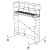 MUNK Rollgerüst SG 0,75x3,00m Plattform 5,07m AH MUNK Rollgerüst SG 0,75x3,00m Plattform 5,07m AH