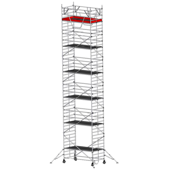 Échafaudage Euroline 9517 avec structure de sécurité et stabilisateurs 13,35 m AH-Leer más