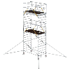 MUNK Rollgerüst SG mit Doppelplattform 1,35x2,45m und Ausleger 7,59m AH MUNK Rollgerüst SG mit Doppelplattform 1,35x2,45m und Ausleger 7,59m AH