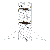 MUNK Rollgerüst SG mit Doppelplattform 1,35x1,80m und Ausleger 7,59m AH MUNK Rollgerüst SG mit Doppelplattform 1,35x1,80m und Ausleger 7,59m AH