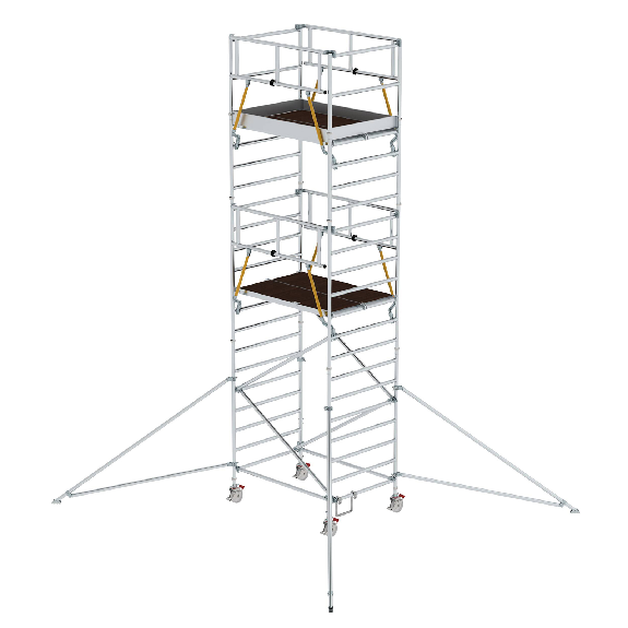 MUNK Rollgerüst SG mit Doppelplattform 1,35x1,80m und Ausleger 7,59m AH MUNK Rollgerüst SG mit Doppelplattform 1,35x1,80m und Ausleger 7,59m AH-Beschreibung lesen