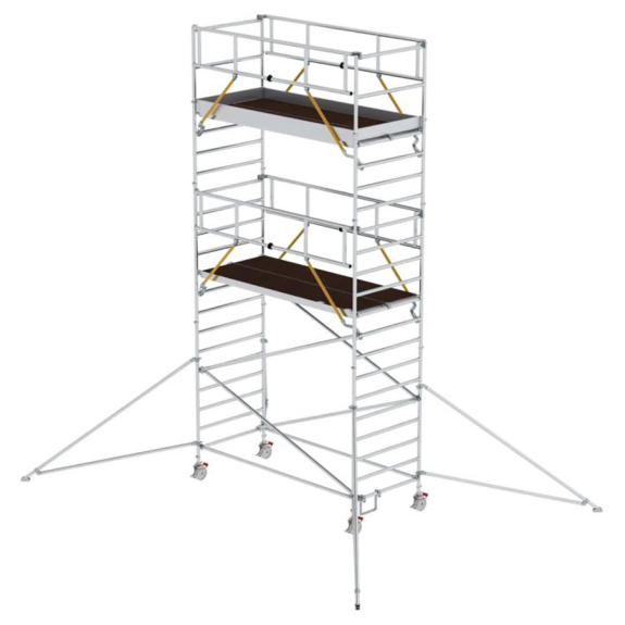 MUNK Rollgerüst SG mit Doppelplattform 1,35x3,00m und Ausleger 7,59m AH MUNK Rollgerüst SG mit Doppelplattform 1,35x3,00m und Ausleger 7,59m AH-Beschreibung lesen