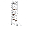 MUNK Aluminium-Rollgerüst mit Ausleger 2,45x0,75m Plattform 10,39m AH MUNK Aluminium-Rollgerüst mit Ausleger 2,45x0,75m Plattform 10,39m AH