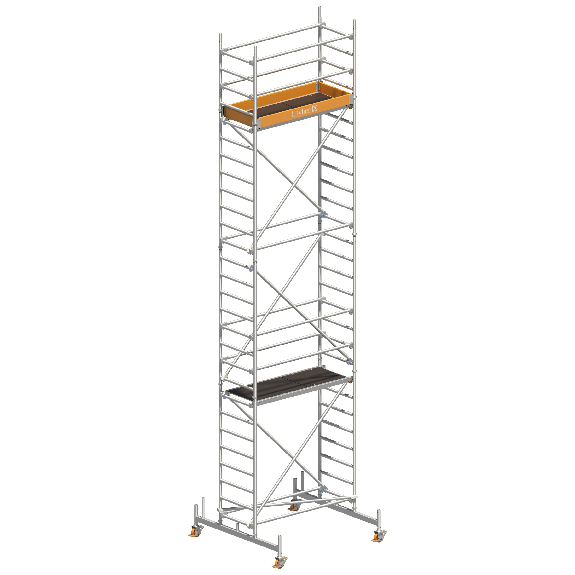 Layher Rollgerüst Uni Leicht Standard-Aufbau 8,26m AH-Beschreibung lesen