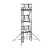 Klappgerüst Arbeitshöhe 7,65 m
