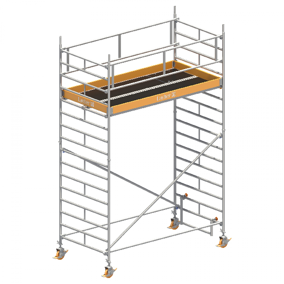 Layher Rollgerüst Uni Breit 5,50m AH Layher Rollgerüst Uni Breit 5,50m AH-Beschreibung lesen